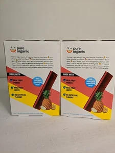 2x Pure Organic Layered Fruit Bars 12-Pack 06/04/2025 pineapple passionfruit - Picture 1 of 6