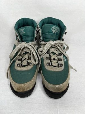 Винтажный LL Bean Hi-Tec леди модерн туристические ботинки женский размер 8 бирюзовый/серый - Изображение 1 из 4