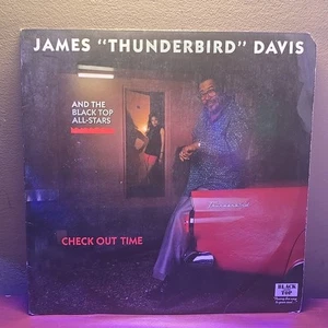 James "Thunderbird" Davis  – Check Out Time - 1989 BT-1043 Vinyl Record LP  - Picture 1 of 4