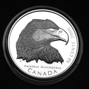 Águila 2000 50¢ 92,5% a prueba de plata de la serie Birds of Prey UNC - Imagen 1 de 2