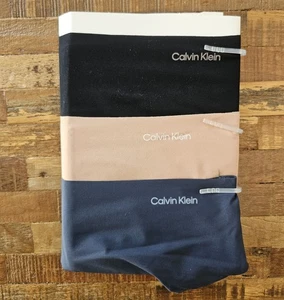 CALVIN KLEIN Invisibles Azul Desnudo Negro Paquete de 3 Panty Hipster Ropa Interior Para Mujer S - Imagen 1 de 10
