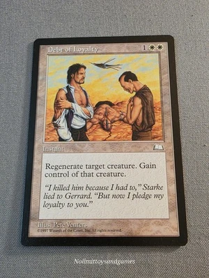 MTG Weatherlight Debt of Loyalty Magic The Gathering Rare - Image 1 of 2
