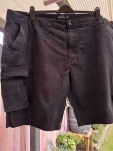 Men's Navy George Shorts Size 50" - Picture 1 of 4