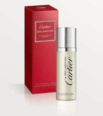 卡地亚 Declaration Eau De Toilette Fraiche 全身喷雾 3.3 盎司 1 天发货 — 第 1/2 张图片