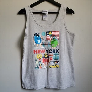 2019 M&M's New York Gray Tank Top Size Womens Large -NYC New York - Picture 1 of 7