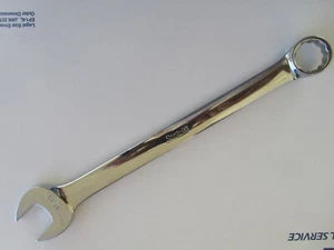 SNAP ON OEX22 11/16" 12 Point Box /Open END LONG Polished Wrench UNDERLINES USA - Picture 1 of 8