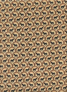 ZEBRA BUMPS BY MICHAEL MILLER FABRICS,20.5 INCHES. - Picture 1 of 2