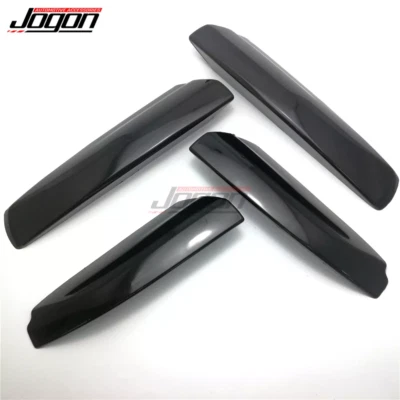 Black Roof Rack Rail End Cover Trim For Toyota Highlander XU40 2008 2009 2010-13 - Imagem 1 de 4