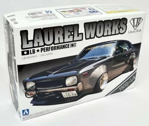 Aoshima 1/24 - Nissan Laurel 130 Works Liberty Walk Scale Model Car Kit - Photo 1 sur 3