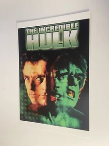 MARVEL THE INCREÍBLE HULK T.V. PÓSTER SHOW TRANSFORMATION BIXBY, FERRIGNO NUEVO. - Imagen 1 de 3