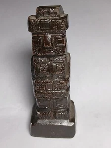 Old Hand Carved Bolivia Totem Statue Tiwanaki La Paz Resin? - Picture 1 of 11