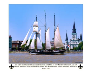 11X14" Custom Print "Oosterschelde"- New Orleans Tricentennial-Matthew 13:2-3 - Picture 1 of 2