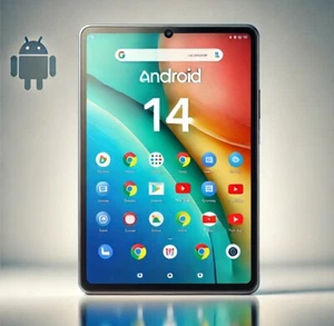 AUMI 10 inch Octa-Core Android 14 Tablet 4GB RAM+64GB ROM,Camera,with Bluetooth - Picture 1 of 7