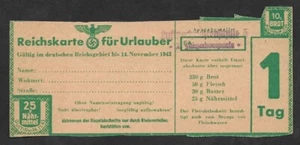 SMI) 1943 GERMANY, NAZI ROTATIONS TOKEN, ALSO USED TO BUY MEAT, NON-TRANSFERABLE - Picture 1 of 1
