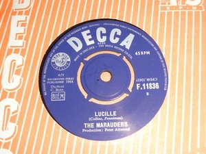 Marauders - Lucille Decca 45 - Imagen 1 de 2