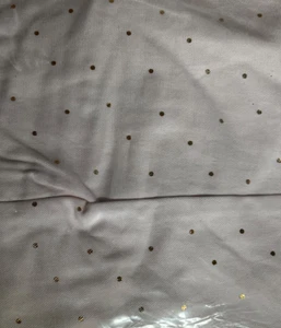 Pottery Barn Teen Emily & Meritt Gold Dot Pink Bean Bag Beanbag Slipcover 41" - Imagen 1 de 1