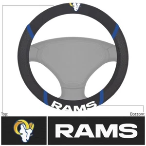 Los Angeles Rams Embroidered Steering Wheel Cover by FANMATS - Picture 1 of 2