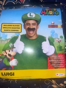 rubie's super mario bros. "luigi" costume and accessories (size XL) - Picture 1 of 2