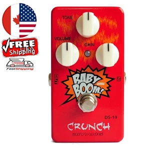 Biyang Crunch DS-19 Distortion Baby Boom Series Sealed Pots Guitar Effect Pedal - Picture 1 of 6