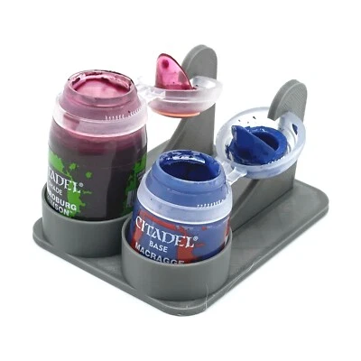 Double Pot Holder For All Citadel GW Paints Anti-Spill Shade Base Contrast Glaze