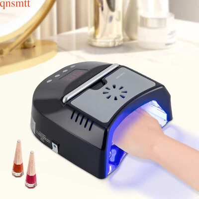 Rechargeable Nail Dryer Lamp For Gel Nails+Fan 72W Cordless UV LED Nail Lamp - Image 1 of 4