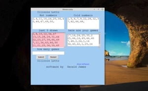 Illinois Lotto Lottery Numbers software DVD for Windows 7 & 8 & 10 - Picture 1 of 3