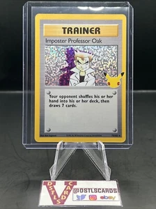 Pokémon Celebrations - IMPOSTER PROFESSOR OAK 73/102 Classic Collection Holo - Picture 1 of 3