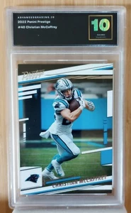 Christian McCaffrey, 2022 Panini Prestige #40, Advanced Grading 10 (Gem Mint). - Picture 1 of 2