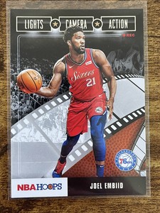2019 Hoops Lights Camera Action JOEL EMBIID #27 Philadelphia 76ers