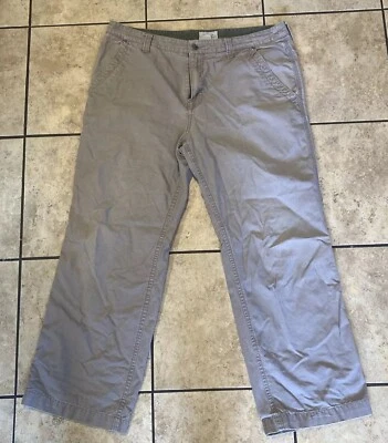 Pantalones para hombre Horny Toad 34 beige pana pierna ancha mezcla de algodón ajuste relajado T Foto 1 de 4