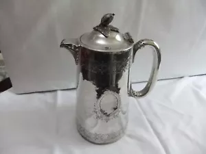 Antique Walker & Hall, Sheffield, Silver Plated Coffee Pot Height 22 x 15 cm - Picture 1 of 16