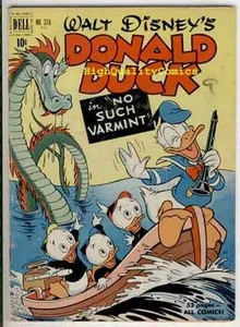Donald Duck #318, en muy buen estado+, Dell, 1951, Carl Barks, Varmint, más Disney en tienda - Imagen 1 de 1