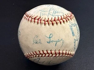 1960 Team Signed Baseball White Sox Autograph Nellie Fox Luis Aparicio Al Lopez - Picture 1 of 6