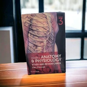 Mosby's Anatomy & Physiology Study and Review Cards Great for nurses in training - Picture 1 of 6