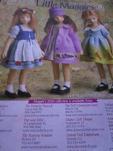 Maggie Iacono LITTLE MAGGIES/ Heidi/Taylor/Elise Doll Advertisement Ad ONLY - Bild 1 von 1