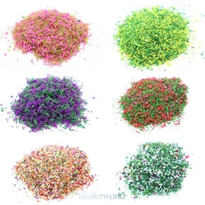 Sponge Model Flower Tree Powder DIY HO/OO Scale Miniatures Handmade Landscape - Picture 1 of 16