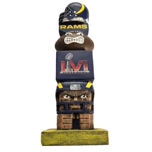 Los Angeles Rams Super Bowl Champions Tiki Totem Statue von Evergreen - Bild 1 von 9