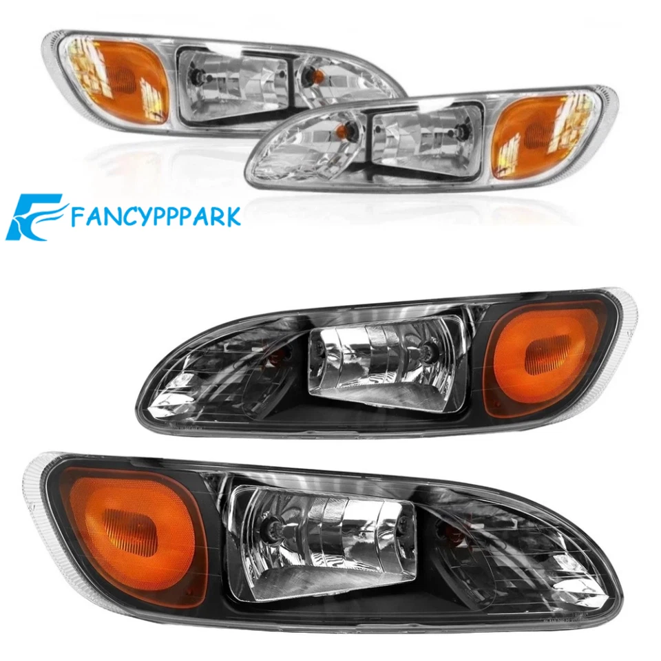 2008-2013 Fits Peterbilt 325/384/386 Truck Headlights Headlamps Pair Left+Right - Image 1 of 1