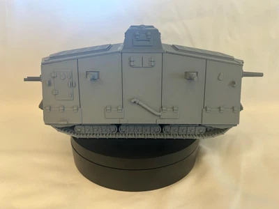 A7V WWI German Tank: 1/32 Army Men Scale - Image 1 of 4