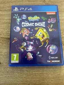 SPONGEBOB SQUAREPANTS THE COSMIC SHAKE SONY PLAYSTATION 4 PS4 BOXED - Picture 1 of 2