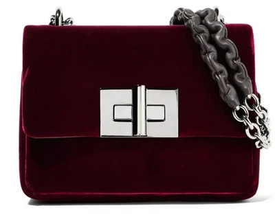 Bolso de hombro de terciopelo Tom Ford Natalia Foto 1 de 4