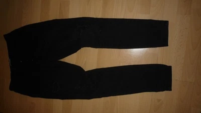 Jeans von Only Josie skinny fit Größe L /32 schwarz mit Knopfleiste Risse Stretc - Bild 1 von 4