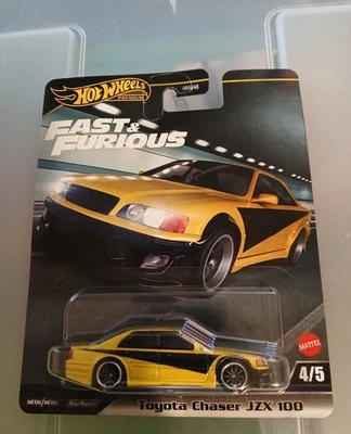 Estuche Hot Wheels Premium 2025 Fast & Furious M Toyota Chaser JZX 100 1:64 Diecast Foto 1 de 3