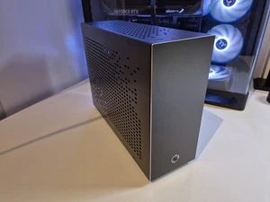 Raijintek Ophion 7L, schwarz, Mini-ITX PC Gehäuse Aluminium Front - Bild 1 von 11