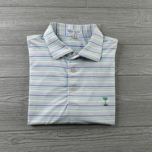 Peter Millar Summer Comfort Polo Shirt Mens Medium Multicolor Palmetto Golf Club - Picture 1 of 8