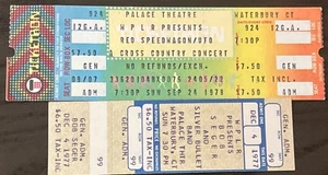Unbenutzt 1978 REO SPEEDWAGON UFO B Seger Palace Theater CT Konzert Ticket Stub Lot - Bild 1 von 4