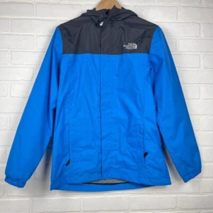 The North Face Boys Antora Rain Waterproof Jacket Blue/ Black Size XL 18/20 - Picture 1 of 10
