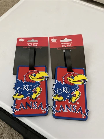 KANSAS STATE UNIVERSITY K-STATE OFFICIALLY LICENSED BAG TAG  Lot Of 2 Cover