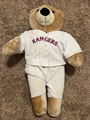Texas Rangers 1993 Pro Bear Rare Vintage Stuffed Animal Teddy Bear Plush Cover