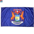 3x5 State of Michigan  Flag 3'x5' House Banner Super Polyester Grommets